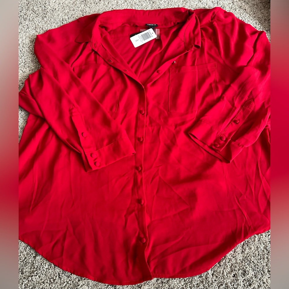 NWT Torrid Button Blouse - 4